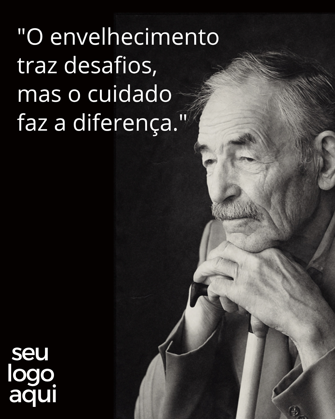 Arte para cuidador de idosos - Priorize a saúde mental dos idosos